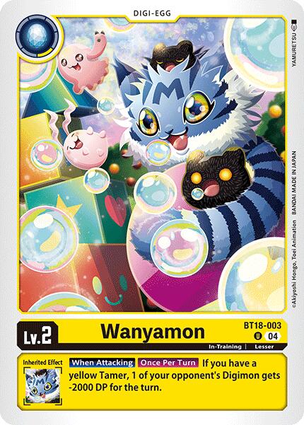 Image of Wanyamon [BT18-003] [Release Special Booster Ver.2.0]