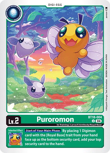 Image of Puroromon [BT18-004] [Release Special Booster Ver.2.0]