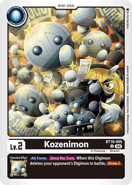 Image of Kozenimon [BT18-005] [Release Special Booster Ver.2.0]