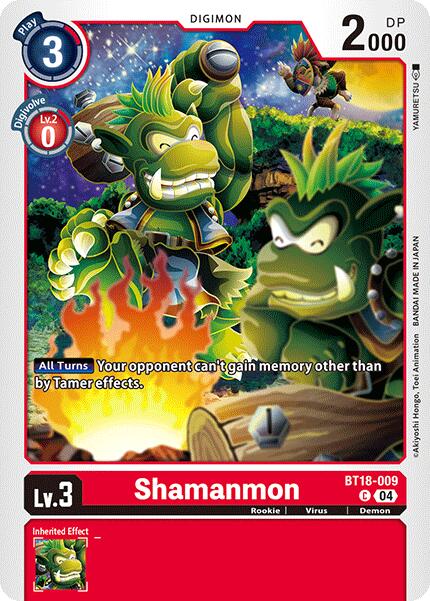 Image of Shamanmon [BT18-009] [Release Special Booster Ver.2.0]