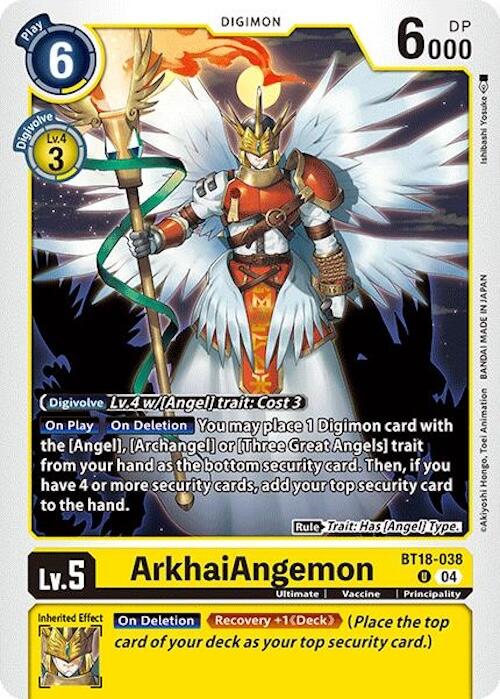 Image of ArkhaiAngemon [BT18-038] [Release Special Booster Ver.2.0]
