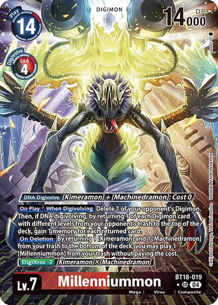 Image of Millenniummon [BT18-019] (Alternate Art) [Release Special Booster Ver.2.0]