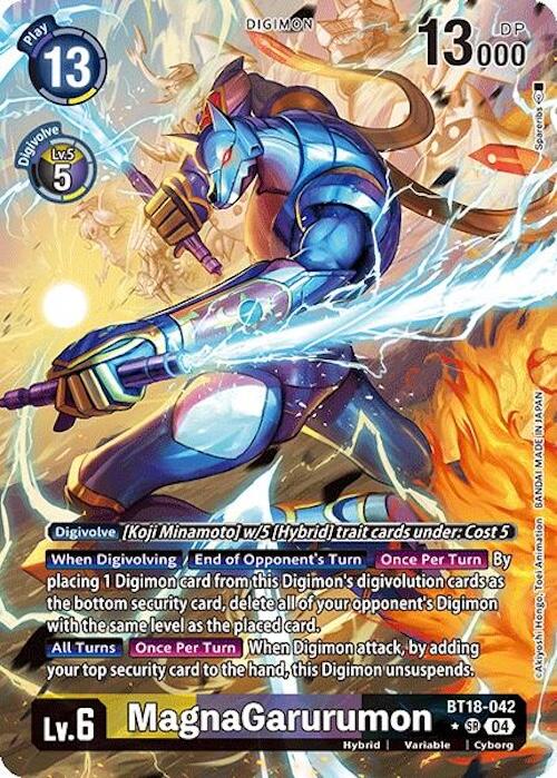 Image of MagnaGarurumon [BT18-042] (Alternate Art) [Release Special Booster Ver.2.0]