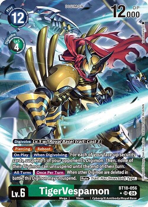 Image of TigerVespamon [BT18-056] (Alternate Art) [Release Special Booster Ver.2.0]