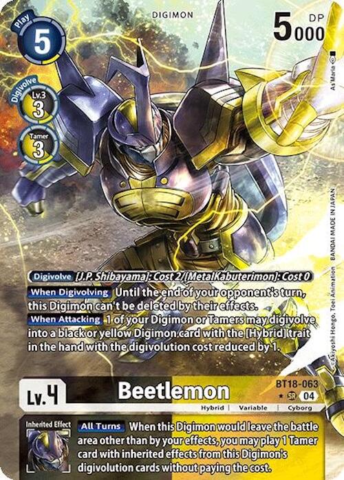 Image of Beetlemon [BT18-063] (Alternate Art) [Release Special Booster Ver.2.0]