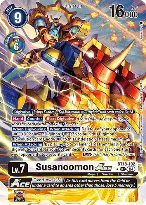 Image of Susanoomon ACE [BT18-102] (Alternate Art) [Release Special Booster Ver.2.0]