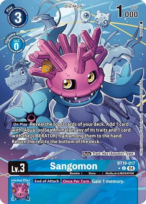 Image of Sangomon [BT19-017] (Alternate Art) [Release Special Booster Ver.2.0]