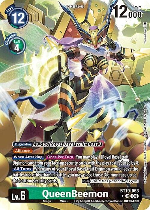 Image of QueenBeemon [BT19-053] (Alternate Art) [Release Special Booster Ver.2.0]