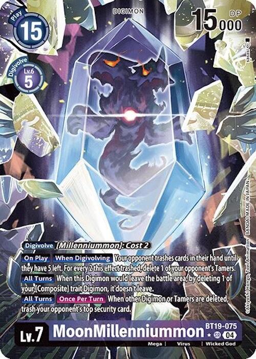 Image of MoonMillenniummon [BT19-075] (Alternate Art) [Release Special Booster Ver.2.0]