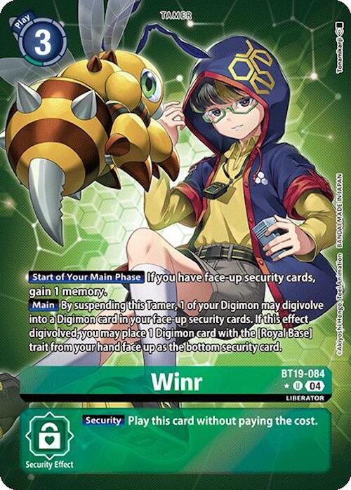 Image of Winr [BT19-084] (Alternate Art) [Release Special Booster Ver.2.0]