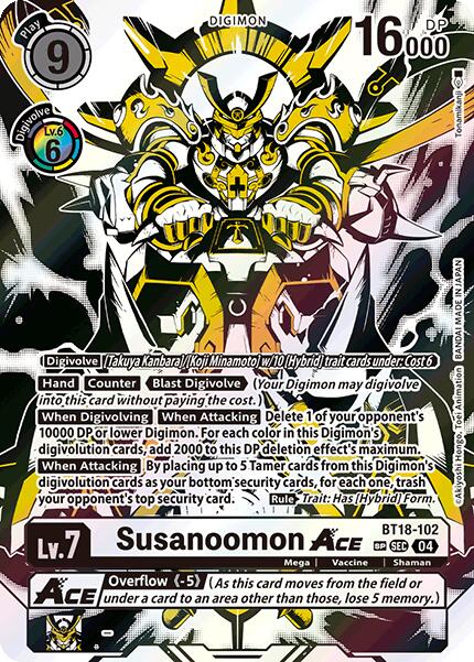Image of Susanoomon ACE [BT18-102] (Textured) [Release Special Booster Ver.2.0]