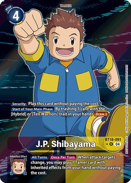 Image of J.P. Shibayama [BT18-091] (Release Special Booster Ver.2.0: Box Promotion Pack) [Release Special Booster Ver.2.0]
