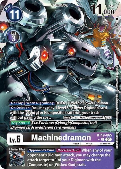 Image of Machinedramon [BT19-065] (Release Special Booster Ver.2.0: Box Promotion Pack) [Release Special Booster Ver.2.0]