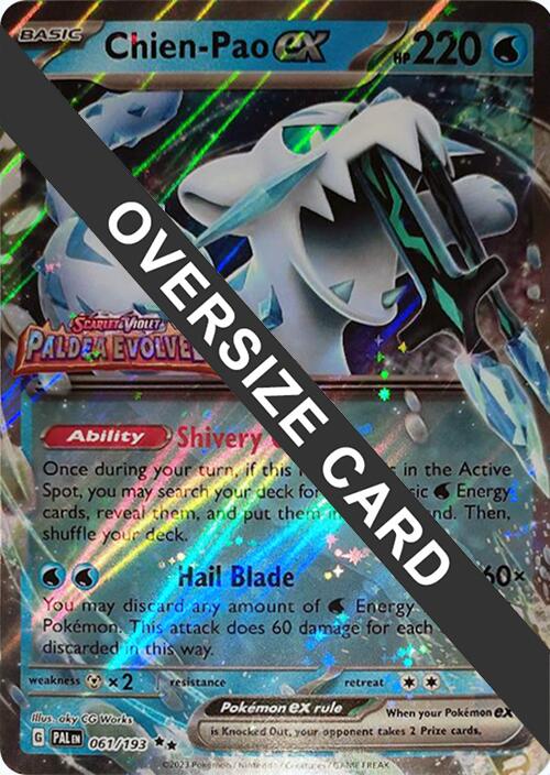 Image of Chien-Pao ex (061/193) (Jumbo) [Scarlet & Violet: Black Star Promos]