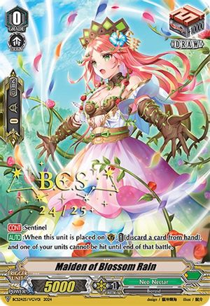 Image of Maiden of Blossom Rain (BCS2425/VGV01) [Bushiroad Event Cards]