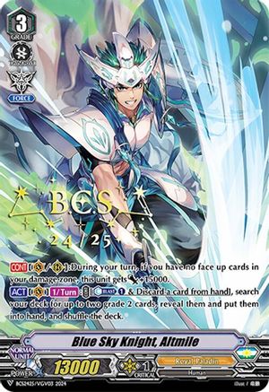 Image of Blue Sky Knight, Altmile (BCS2425/VGV03) [Bushiroad Event Cards]