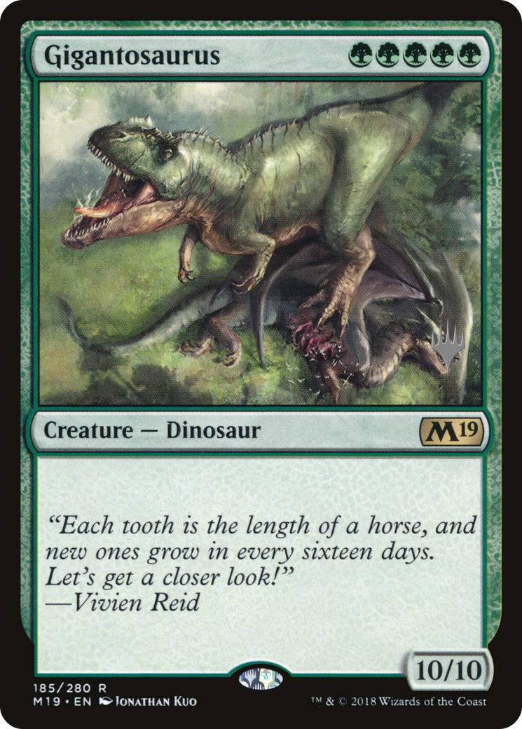 Image of Gigantosaurus (Promo Pack) [Core Set 2019 Promos]