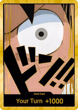 Image of DON!! Card (Luffy) (Gold) [Premium Booster -The Best-]