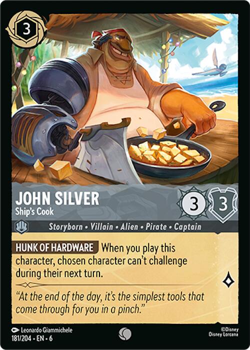 Image of John Silver - Ship's Cook (181/204) [Azurite Sea]