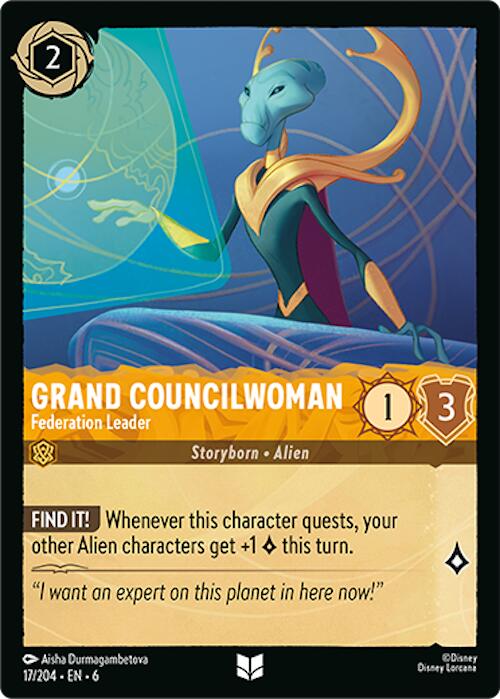 Image of Grand Councilwoman - Federation Leader (17/204) [Azurite Sea]