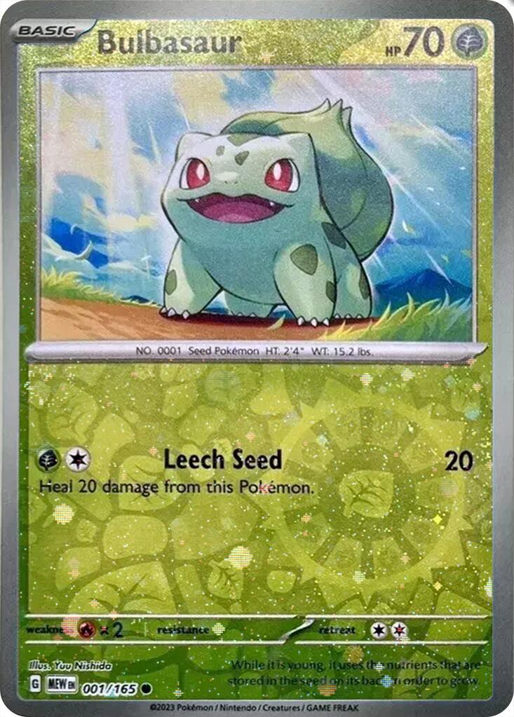 Image of Bulbasaur (001/165) (Cosmos Holo) (Costco Exclusive) [Miscellaneous Cards]