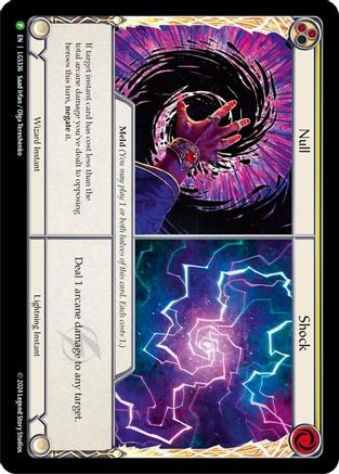 Image of Null // Shock [LGS336] (Promo)  Cold Foil