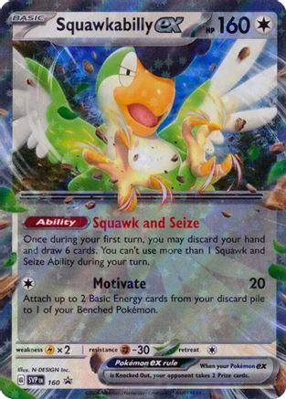 Image of Squawkabilly ex (SVP160) [Scarlet & Violet: Black Star Promos]