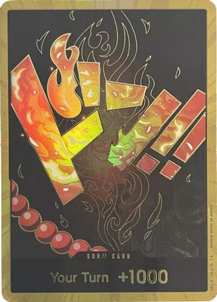 Image of DON!! Card (Ace) (Gold) [Premium Booster -The Best-]