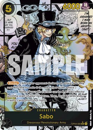 Image of Sabo (OP04-083) (Manga) [Premium Booster -The Best-]