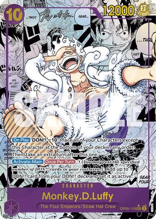 Image of Monkey.D.Luffy (OP05-119) (Manga) [Premium Booster -The Best-]
