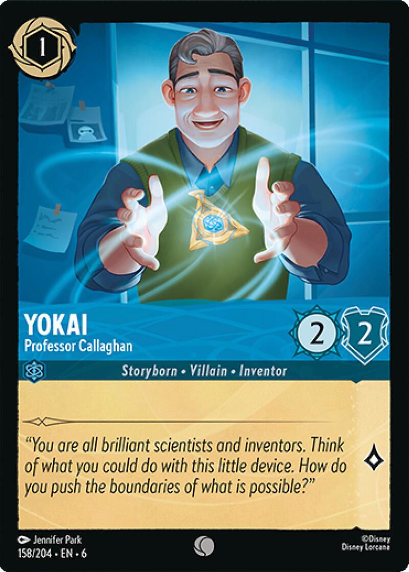 Image of Yokai - Professor Callaghan (158/204) [Azurite Sea]