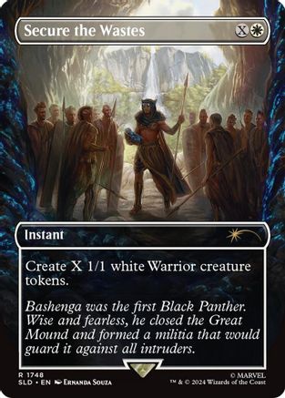 Image of Secure the Wastes (Rainbow Foil) [Secret Lair Drop Series]