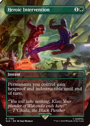 Image of Heroic Intervention (Rainbow Foil) [Secret Lair Drop Series]