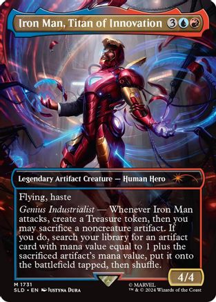 Image of Iron Man, Titan of Innovation (Rainbow Foil) [Secret Lair Drop Series]