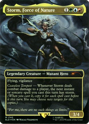 Image of Storm, Force of Nature (Rainbow Foil) [Secret Lair Drop Series]