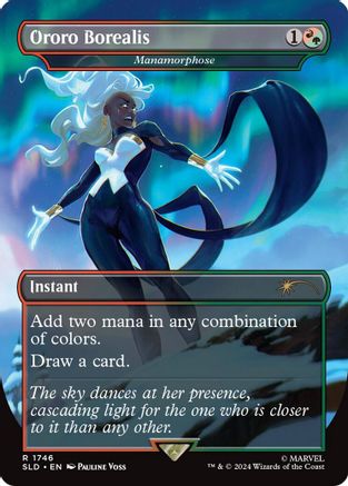 Image of Ororo Borealis - Manamorphose (Rainbow Foil) [Secret Lair Drop Series]