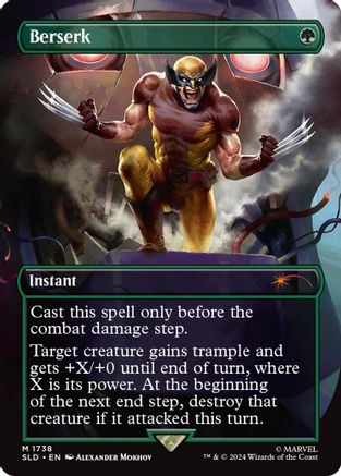 Image of Berserk (1738) (Rainbow Foil) [Secret Lair Drop Series]