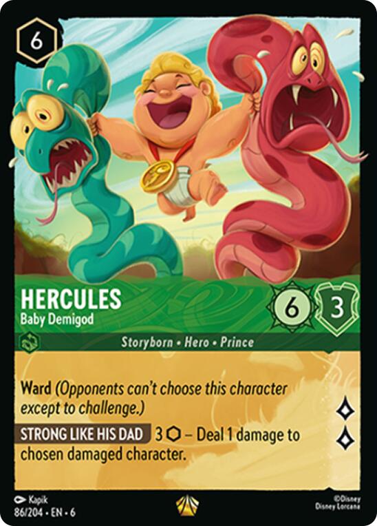Image of Hercules - Baby Demigod (86/204) [Azurite Sea]