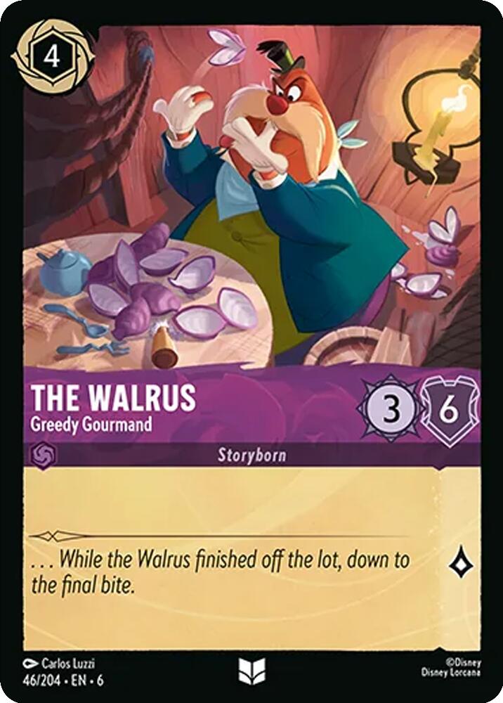 Image of The Walrus - Greedy Gourmand (46/204) [Azurite Sea]