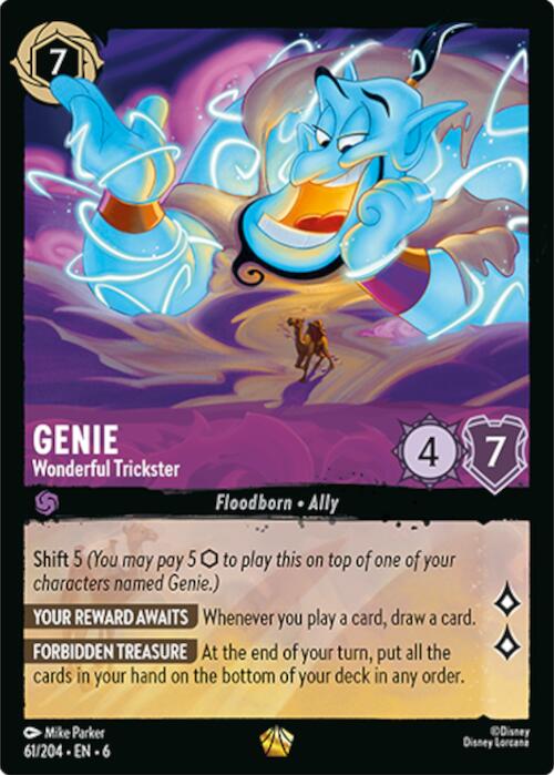 Image of Genie - Wonderful Trickster (61/204) [Azurite Sea]