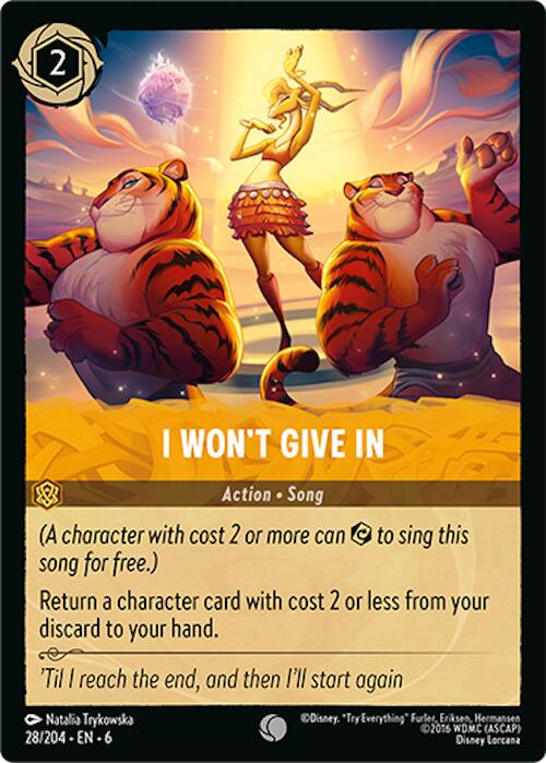 Image of I Won't Give In (28/204) [Azurite Sea]
