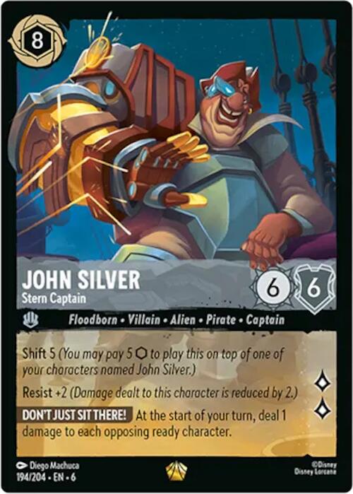 Image of John Silver - Stern Captain (194/204) [Azurite Sea]