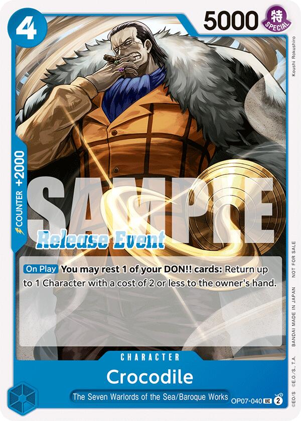 Image of Crocodile (ST15 - ST20 Release Event Pack) [One Piece Promotion Cards]