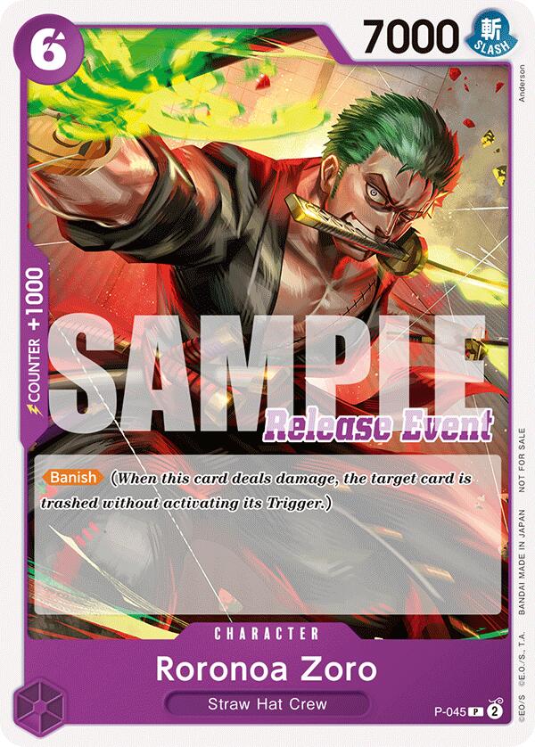 Image of Roronoa Zoro (ST15 - ST20 Release Event Pack) [One Piece Promotion Cards]