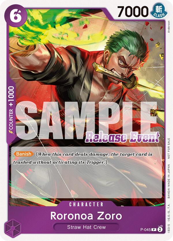 Image of Roronoa Zoro (ST15 - ST20 Release Event Winner Pack) [One Piece Promotion Cards]