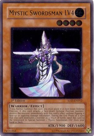Image of Mystic Swordsman LV4 [SOD-EN012] Ultimate Rare