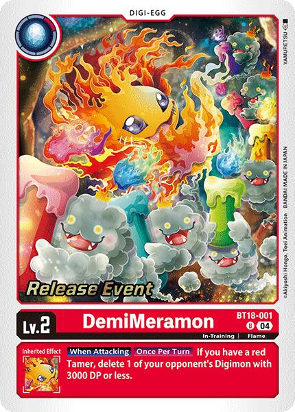 Image of DemiMeramon [BT18-001] [Release Special Booster Ver.2.0 Promos]