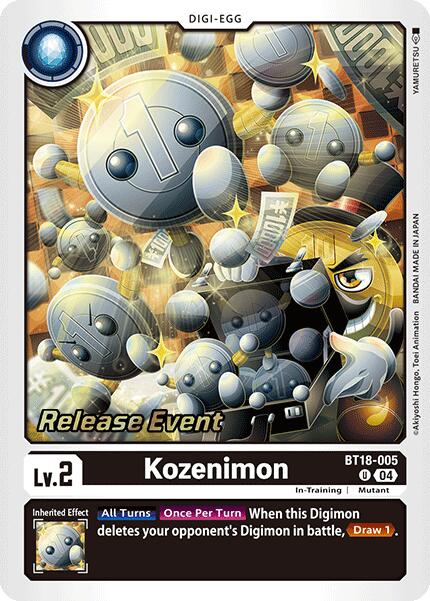 Image of Kozenimon [BT18-005] [Release Special Booster Ver.2.0 Promos]