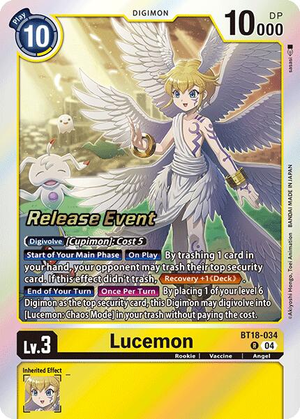 Image of Lucemon [BT18-034] [Release Special Booster Ver.2.0 Promos]