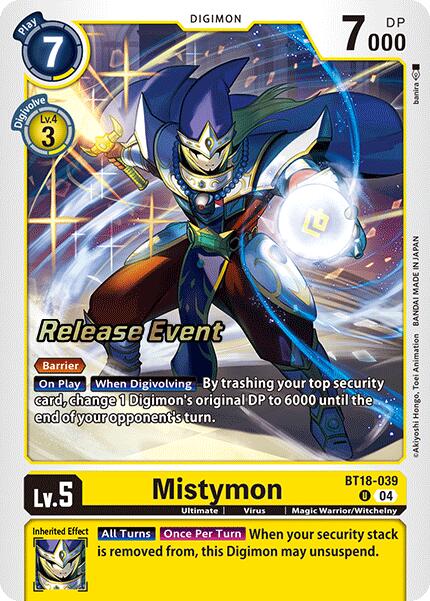 Image of Mistymon [BT18-039] [Release Special Booster Ver.2.0 Promos]